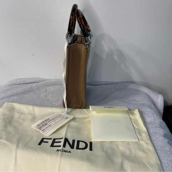 SOLD Authentic Fendi mini sunshine shopper - Picture 6 of 8